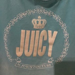Girl’s Juicy Couture Aqua Ombré Tie Dye Shirt